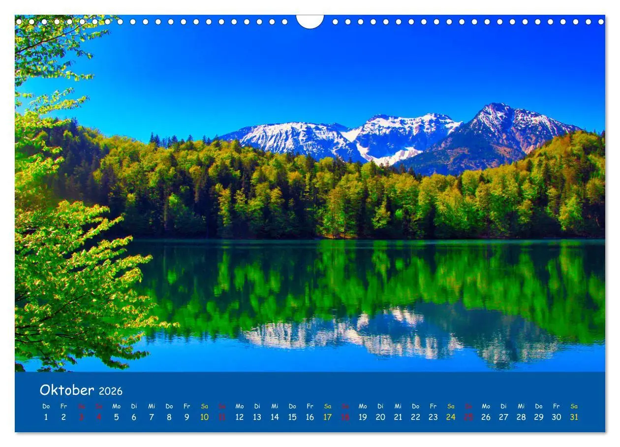 Bild: 9783457639894 | Allgäu Liebe (Wandkalender 2026 DIN A3 quer), CALVENDO Monatskalender