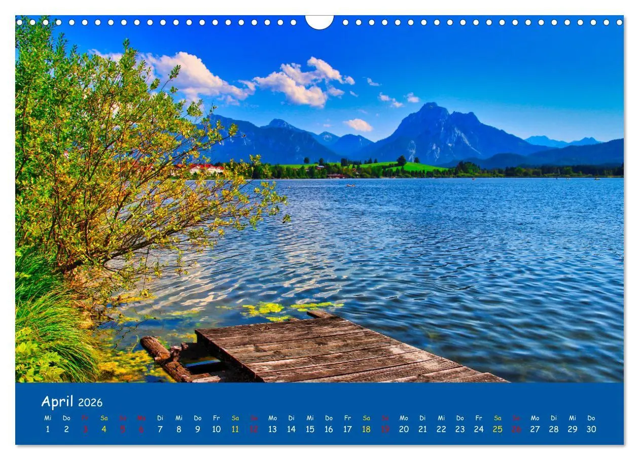 Bild: 9783457639894 | Allgäu Liebe (Wandkalender 2026 DIN A3 quer), CALVENDO Monatskalender