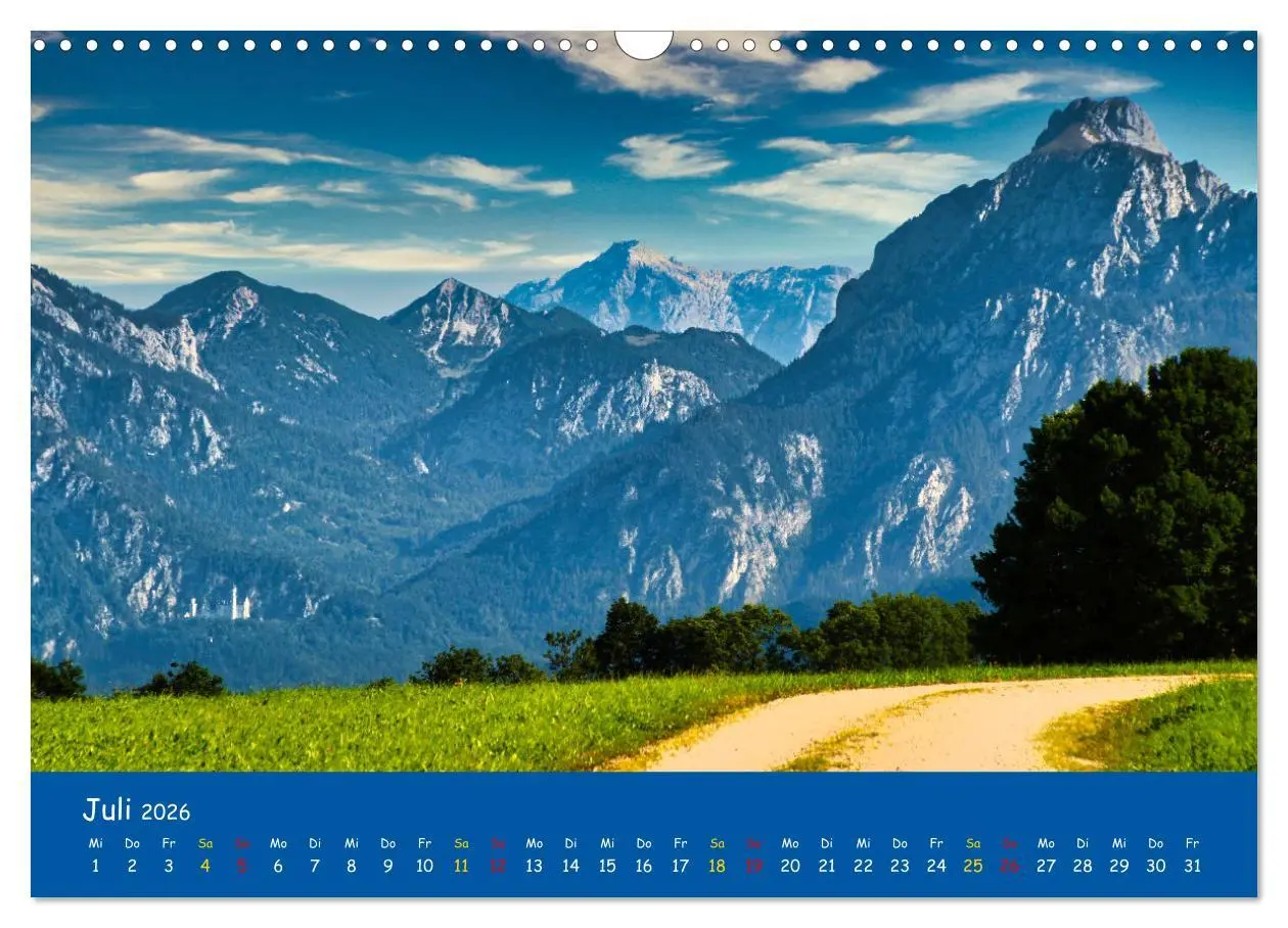 Bild: 9783457639894 | Allgäu Liebe (Wandkalender 2026 DIN A3 quer), CALVENDO Monatskalender