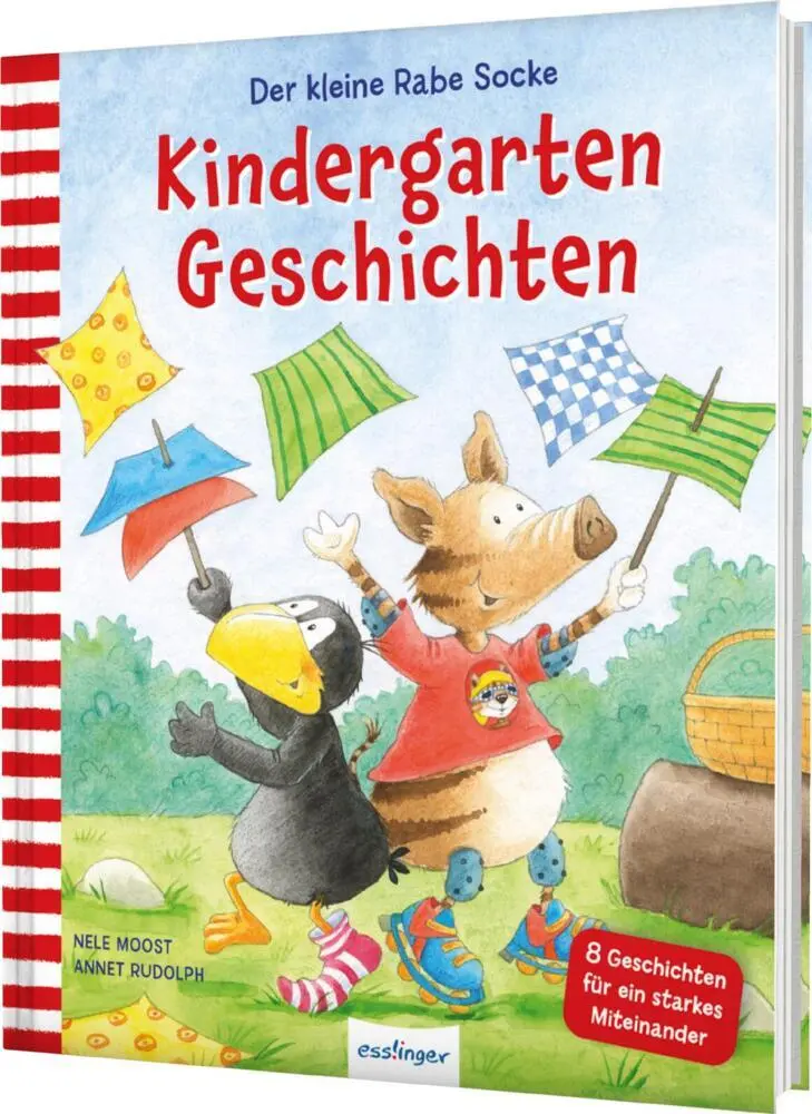 Cover: 9783480239894 | Der kleine Rabe Socke: Kindergarten-Geschichten | Nele Moost | Buch