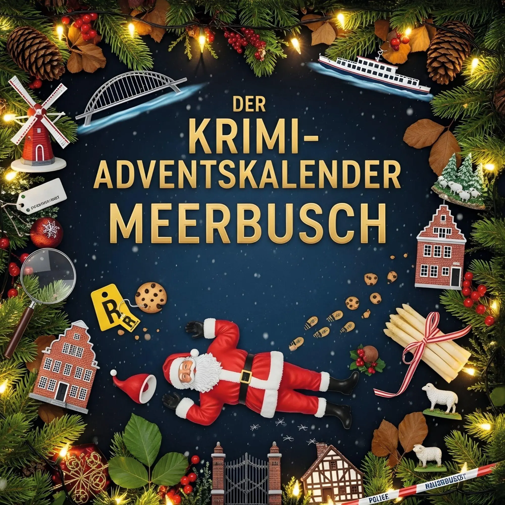 Cover: 9783695309894 | Der Krimi-Adventskalender Meerbusch | Mordsverdächtig in 24 Akten