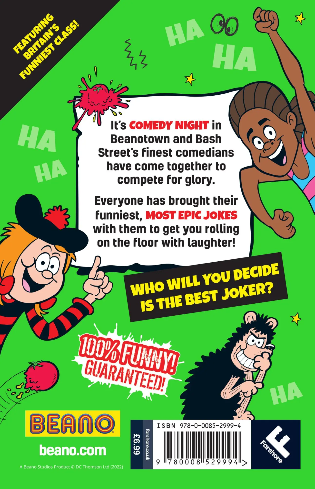 Rückseite: 9780008529994 | Beano Joke Book | Beano (u. a.) | Taschenbuch | Englisch | 2023