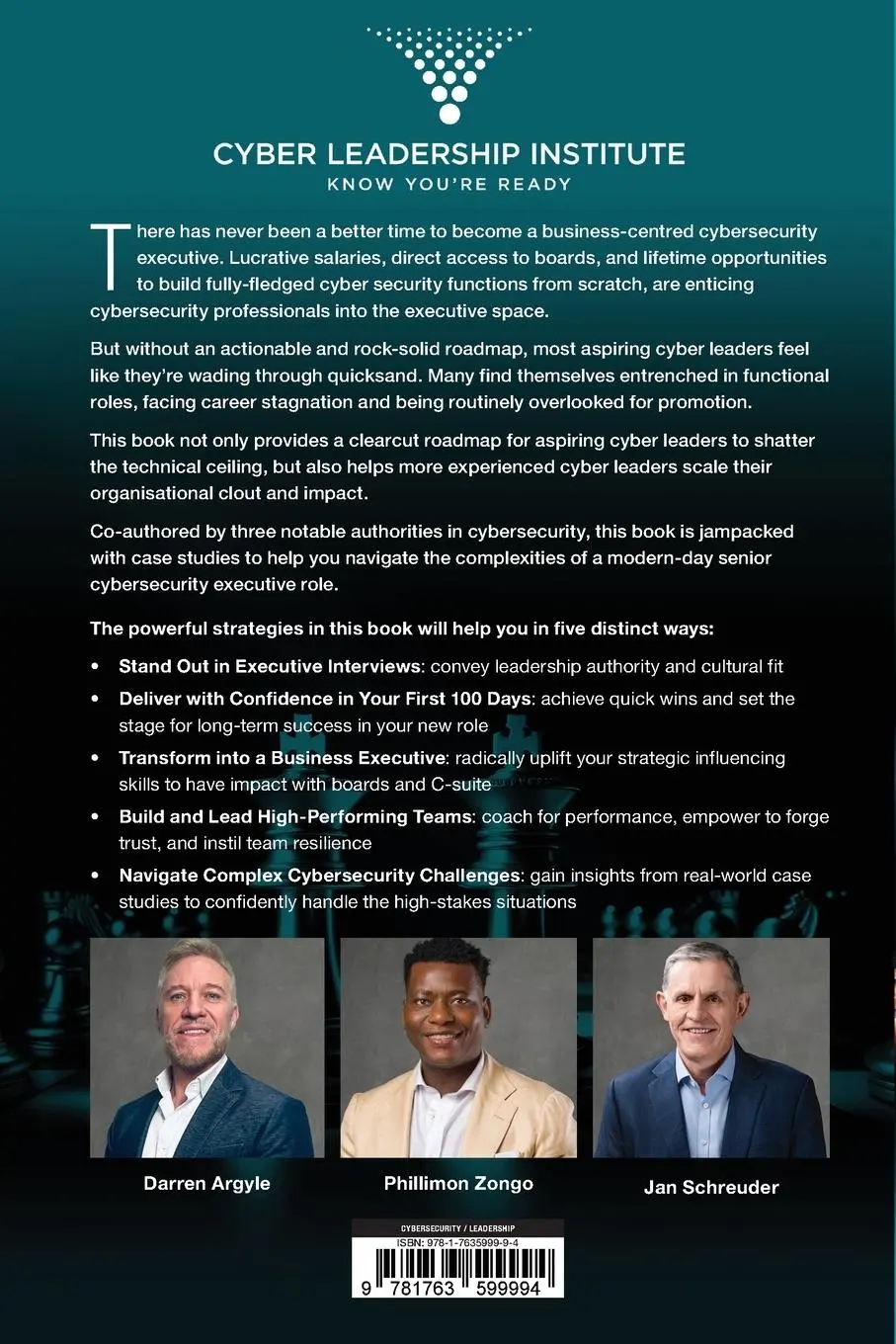 Rückseite: 9781763599994 | The Cyber Leadership Imperative | Phillimon Zongo (u. a.) | Buch