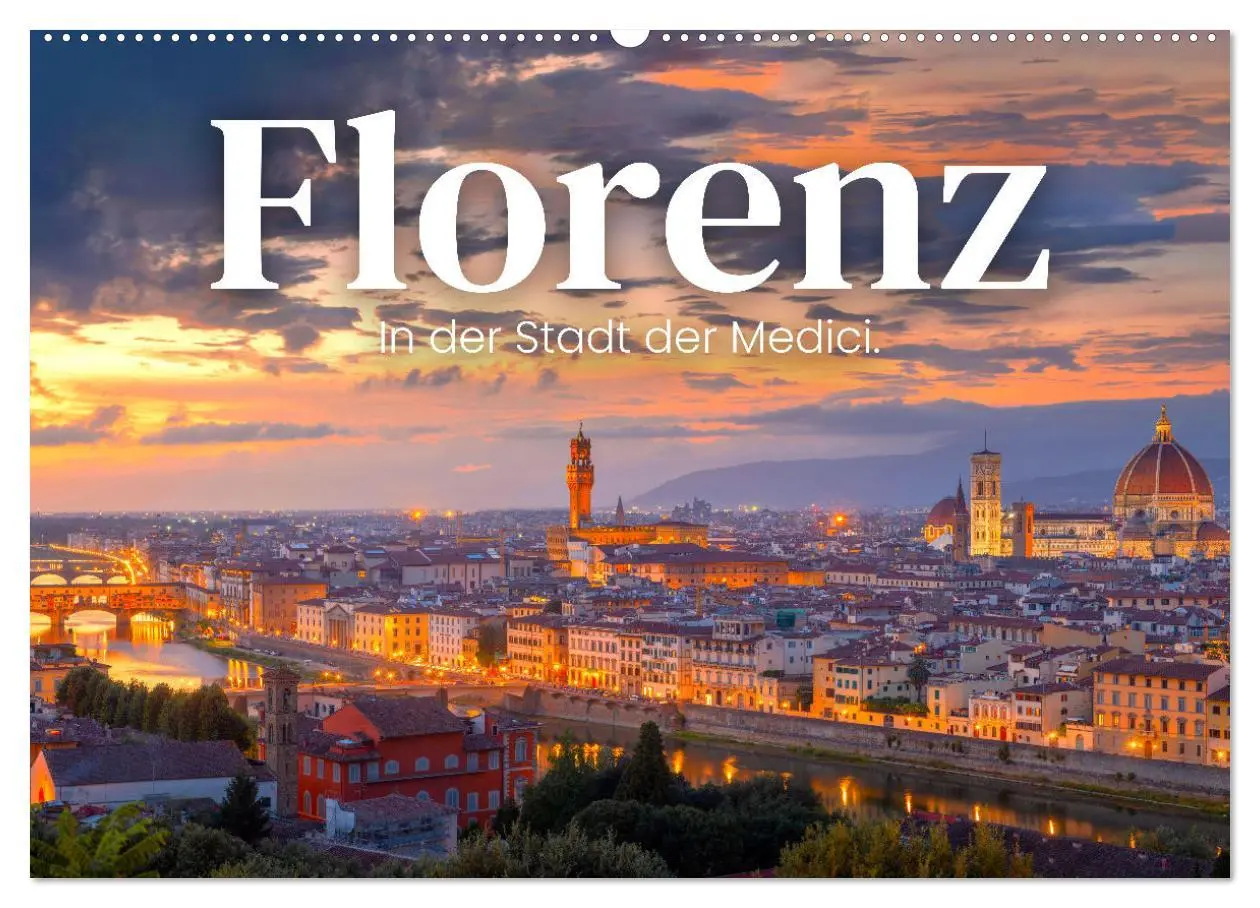 Cover: 9783457559994 | Florenz - In der Stadt der Medici. (Wandkalender 2026 DIN A2 quer),...