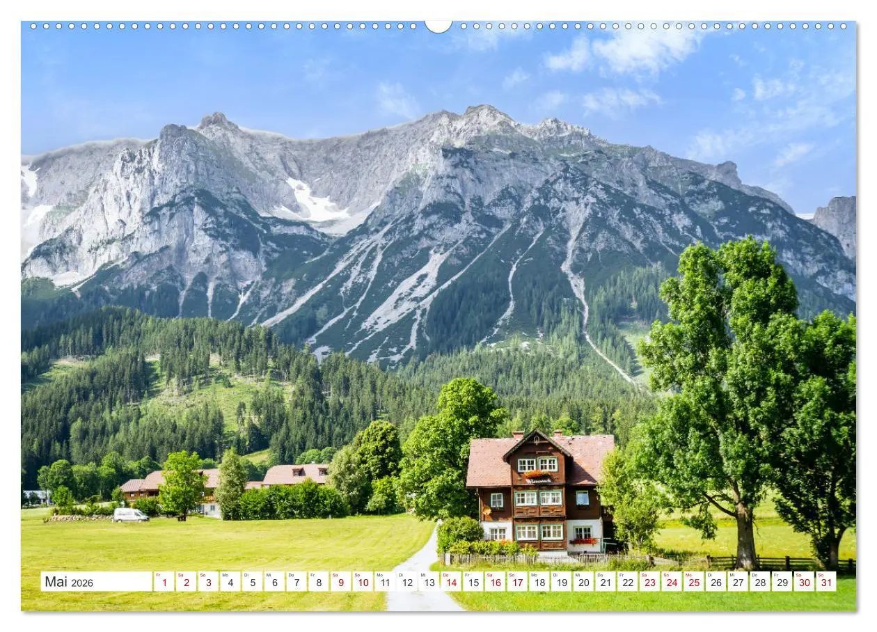 Bild: 9783457629994 | Das wunderbare Ramsau am Fuße des Dachsteins (Wandkalender 2026 DIN...