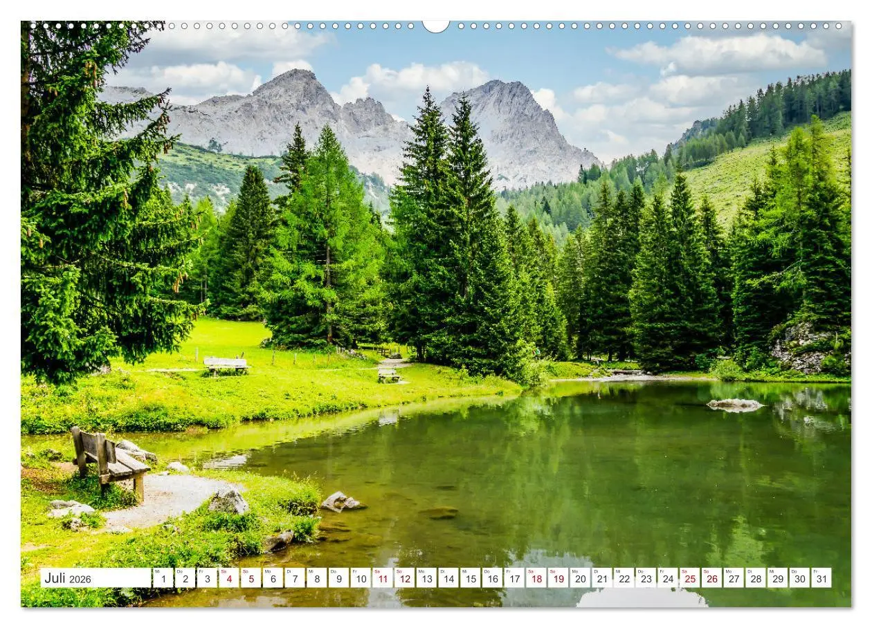 Bild: 9783457629994 | Das wunderbare Ramsau am Fuße des Dachsteins (Wandkalender 2026 DIN...