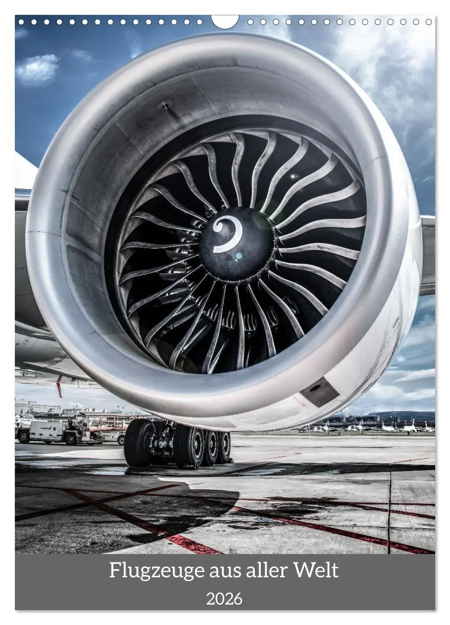 Cover: 9783516339994 | Flugzeuge aus aller Welt (Wandkalender 2026 DIN A3 hoch), CALVENDO...