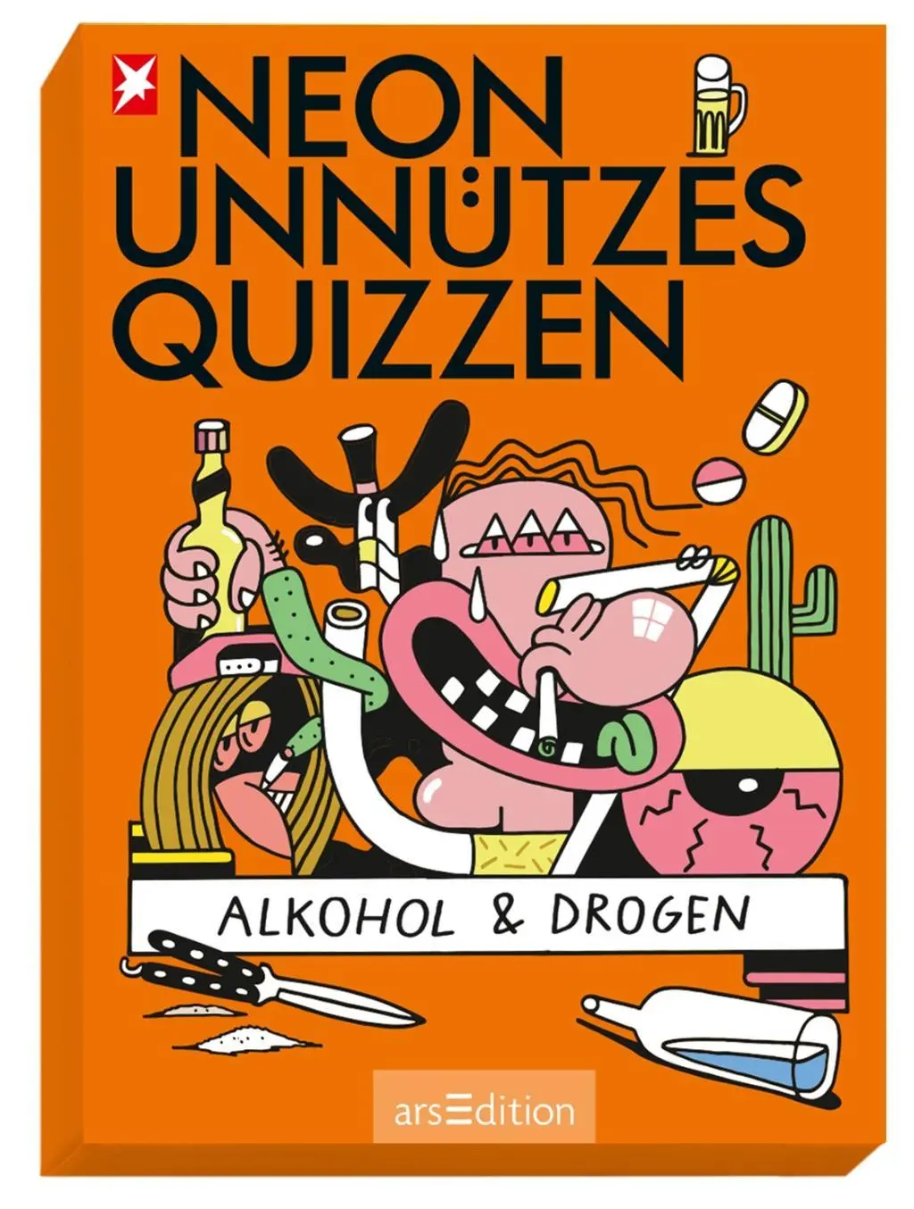 Cover: 4014489110095 | NEON Unnützes Quizzen: Alkohol &amp; Drogen | Taschenbuch | 51 S. | 2016