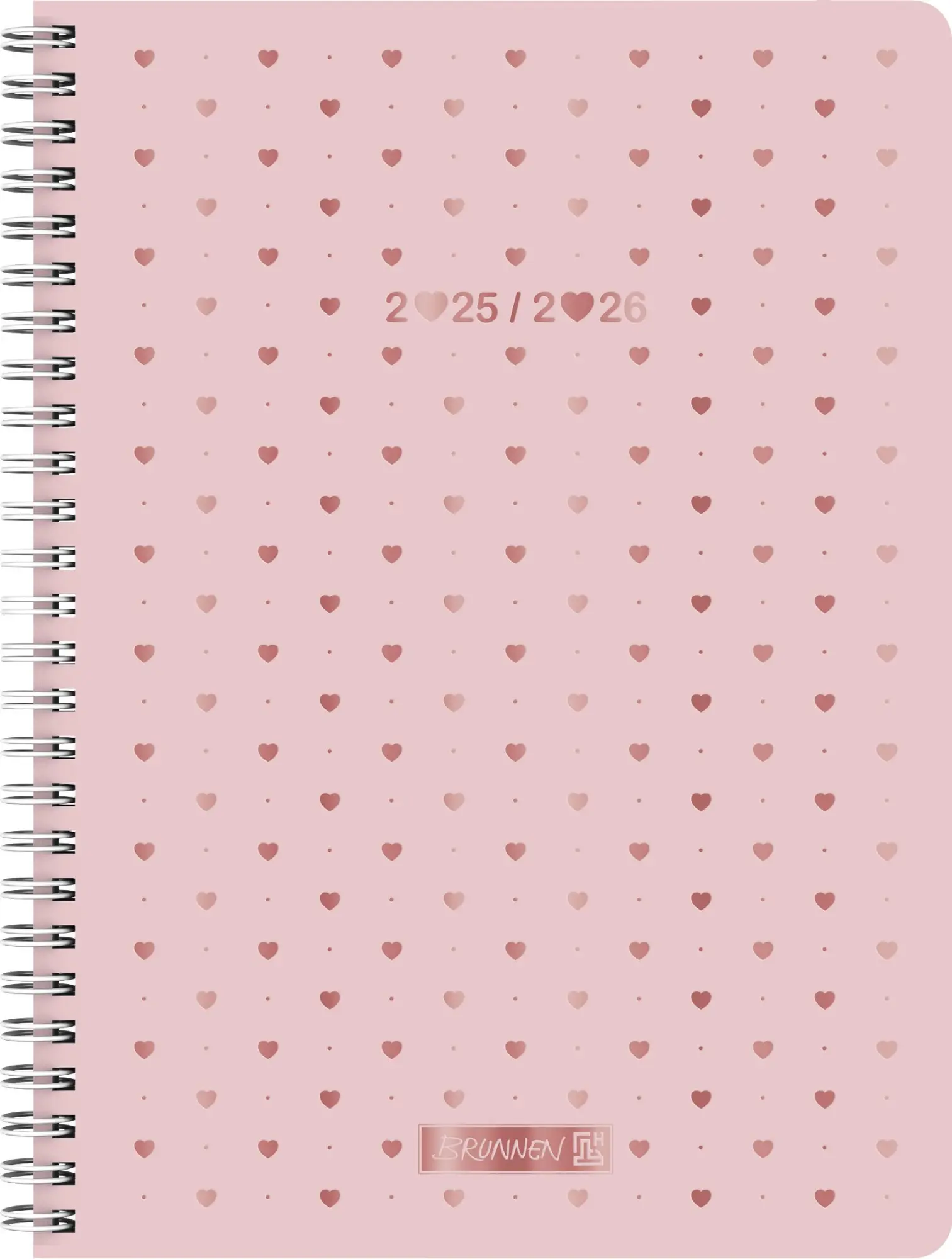 Cover: 4061947140095 | BRUNNEN Schülerkalender Style (2025/2026) "Pretty Pink", 2 Seiten =...