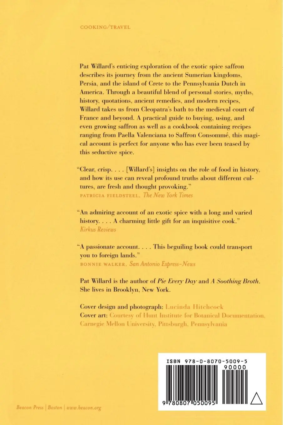 Rückseite: 9780807050095 | Secrets of Saffron | Pat Willard | Taschenbuch | Englisch | 2002