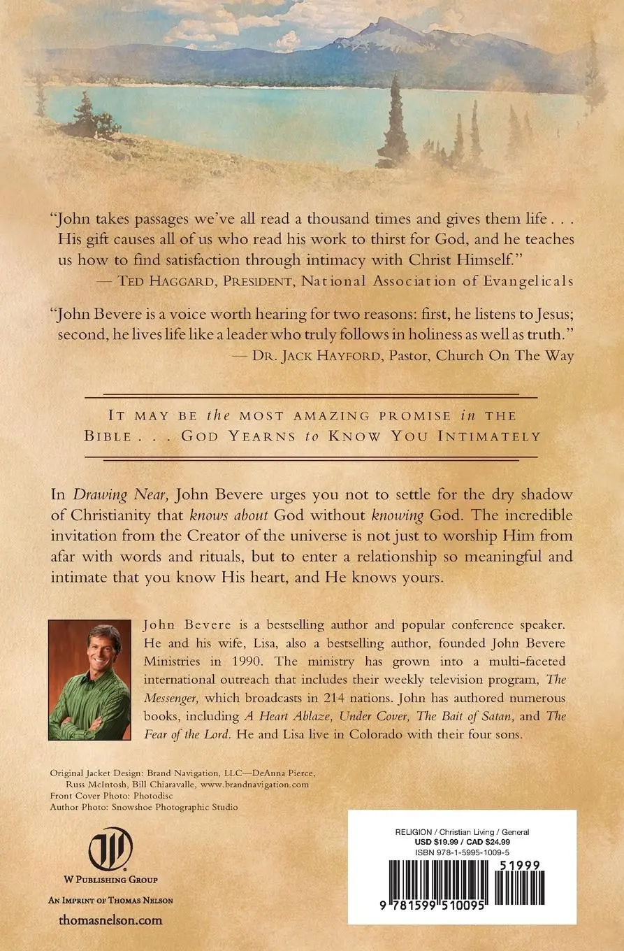 Rückseite: 9781599510095 | Drawing Near | A Life of Intimacy with God | John Bevere | Taschenbuch