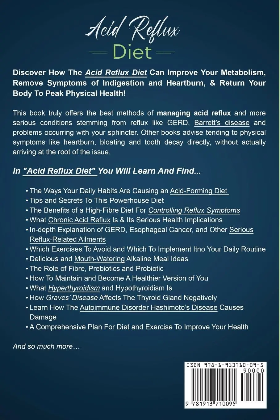 Rückseite: 9781913710095 | Acid Reflux Diet | Daryl Wright | Taschenbuch | Englisch | 2023