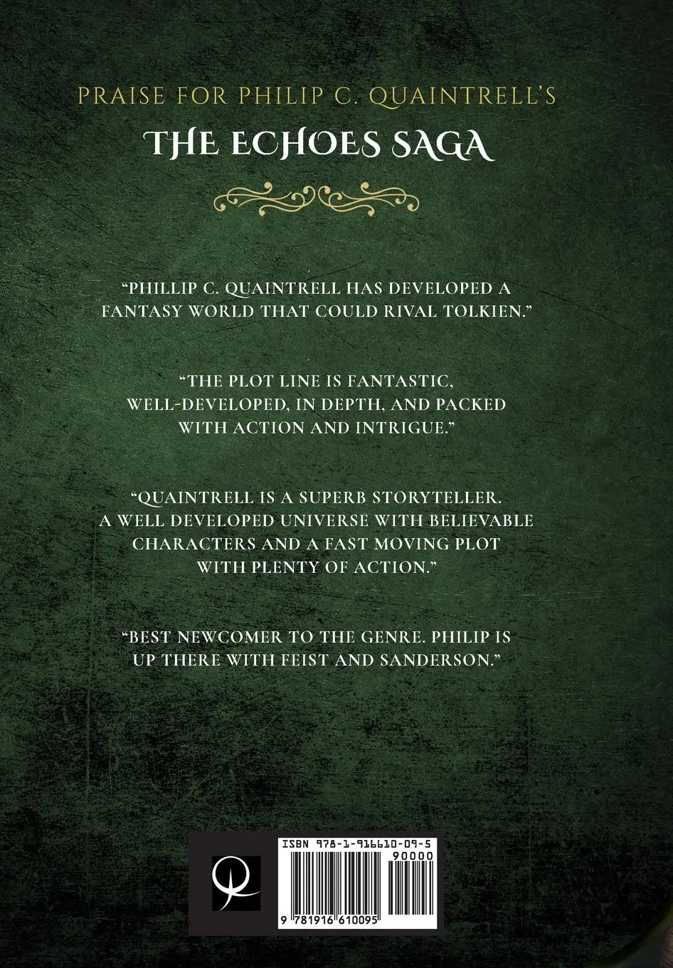 Rückseite: 9781916610095 | Rise of the Ranger | (The Echoes Saga: Book 1) | Philip C Quaintrell