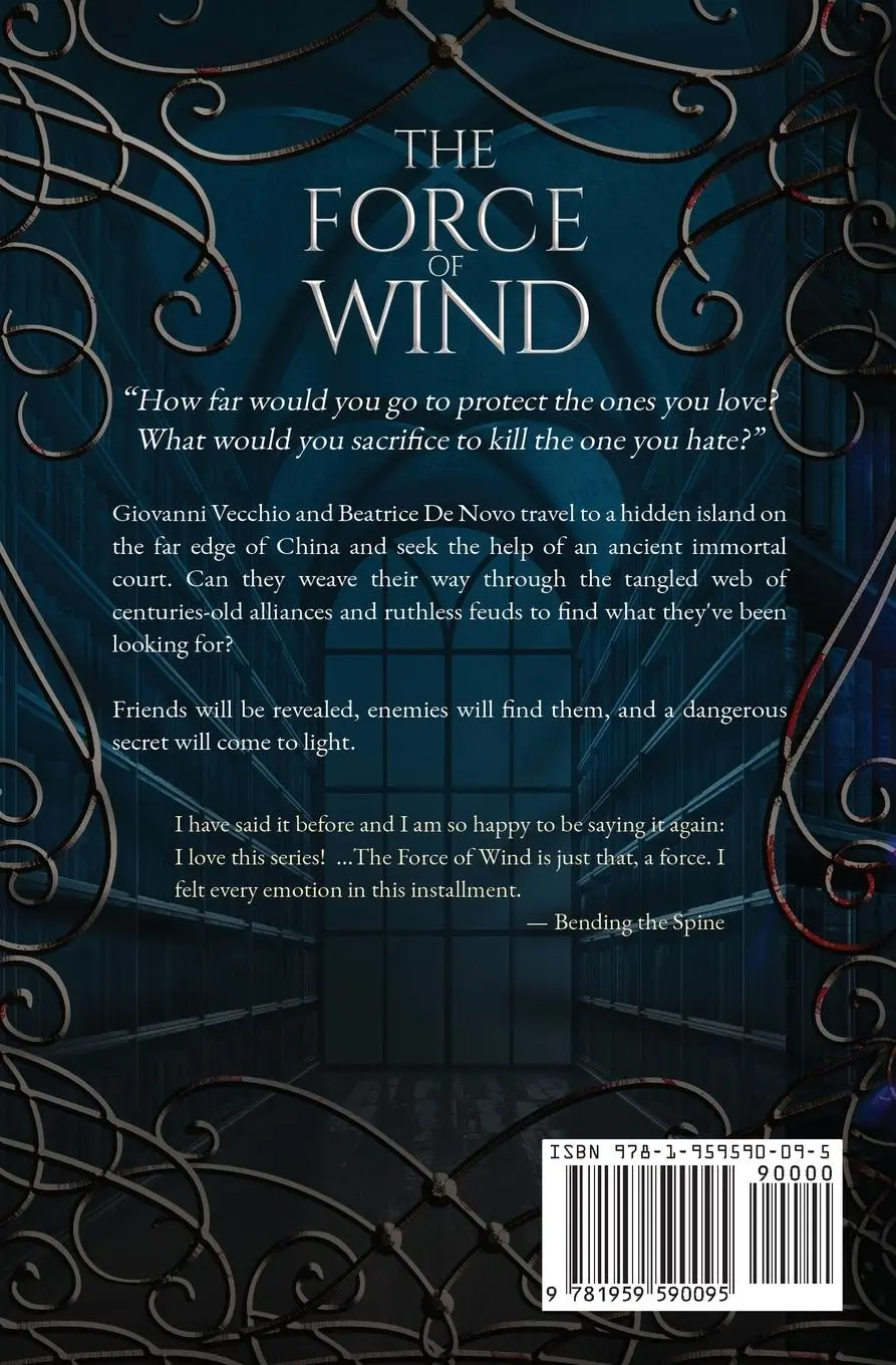 Rückseite: 9781959590095 | The Force of Wind | Elemental Mysteries Book Three | Elizabeth Hunter