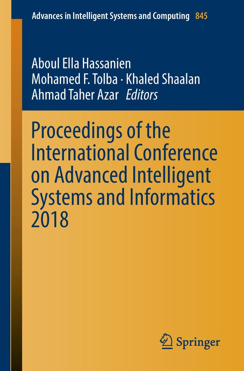 Cover: 9783319990095 | Proceedings of the International Conference on Advanced Intelligent...