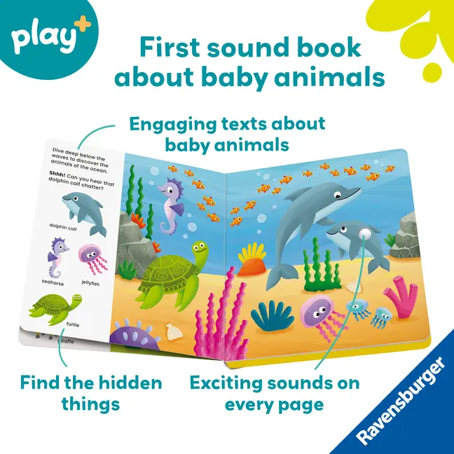 Bild: 9783380970095 | Play+ Shh ... Who's there? Baby Animals | Dynamo Limited | Buch | 2024