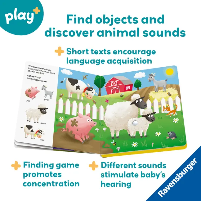 Bild: 9783380970095 | Play+ Shh ... Who's there? Baby Animals | Dynamo Limited | Buch | 2024