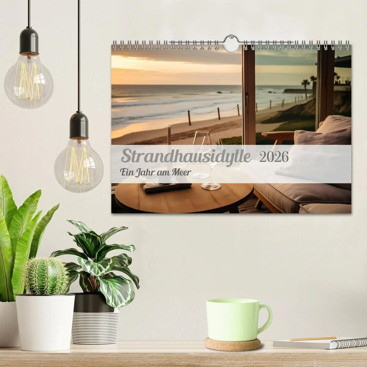 Bild: 9783457360095 | Strandhausidylle (Wandkalender 2026 DIN A4 quer), CALVENDO...