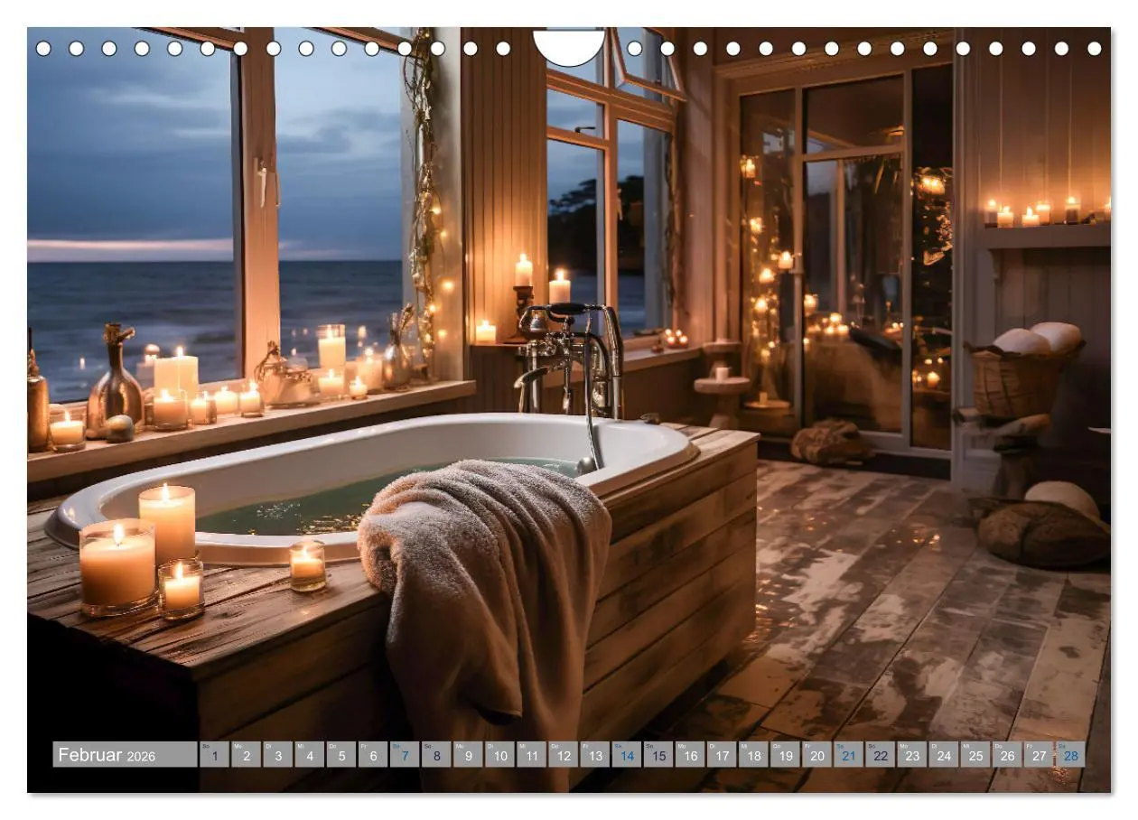 Bild: 9783457360095 | Strandhausidylle (Wandkalender 2026 DIN A4 quer), CALVENDO...