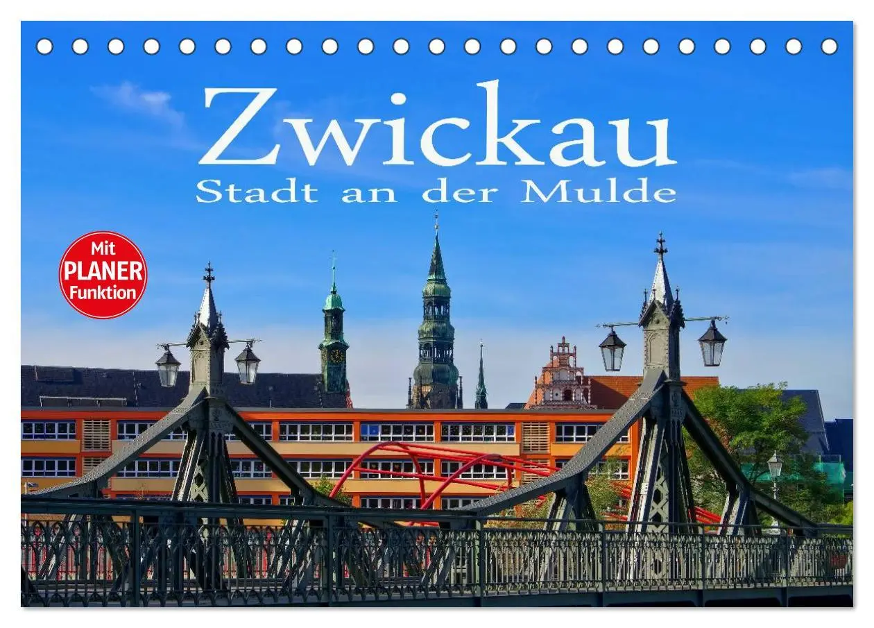 Cover: 9783457980095 | Zwickau - Stadt an der Mulde (Tischkalender 2026 DIN A5 quer),...