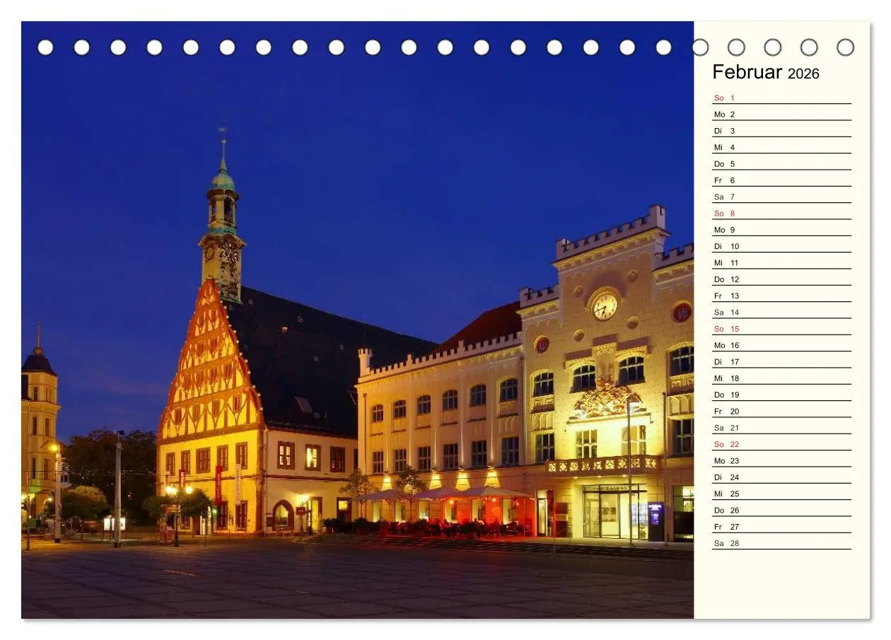Bild: 9783457980095 | Zwickau - Stadt an der Mulde (Tischkalender 2026 DIN A5 quer),...