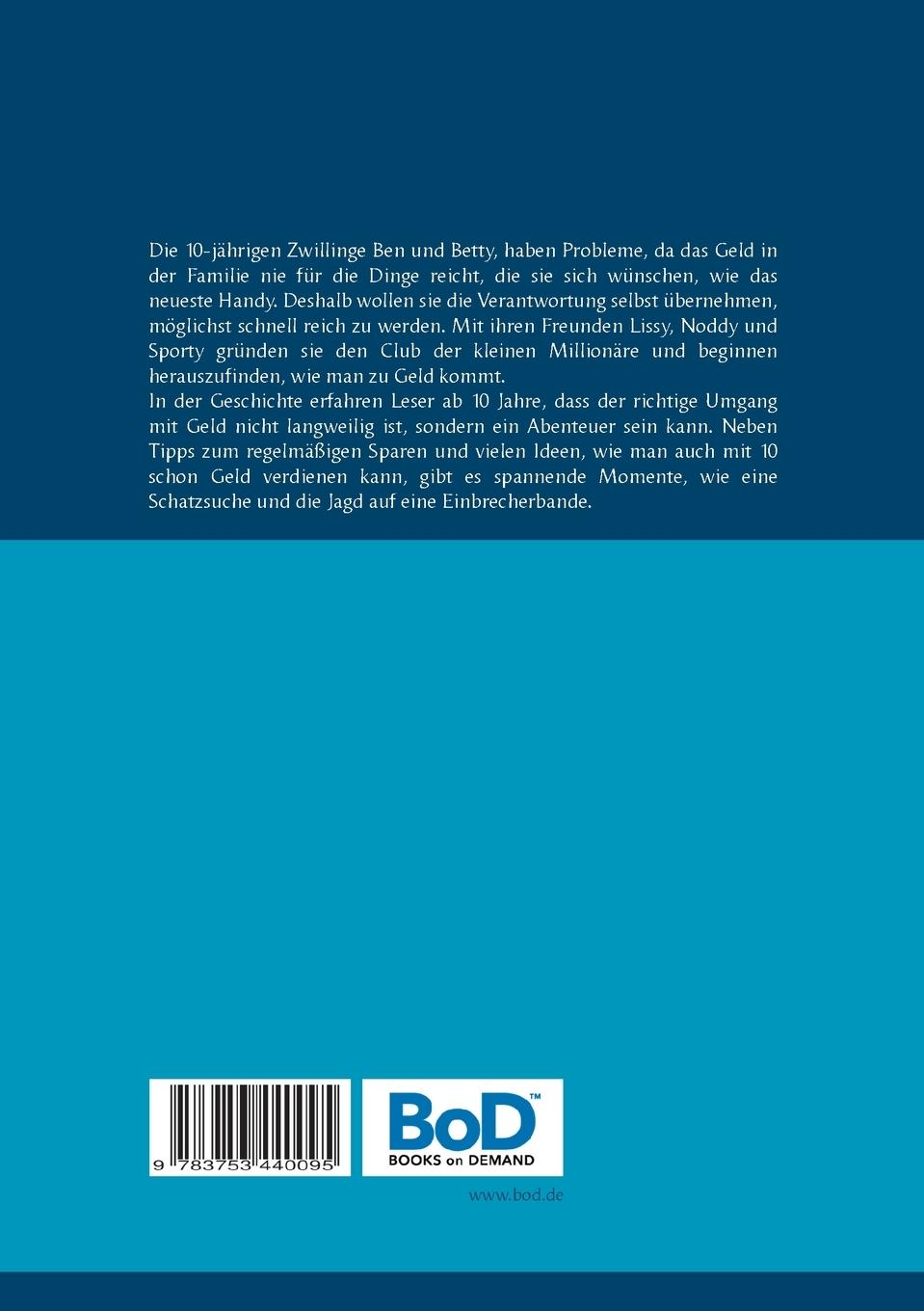 Rückseite: 9783753440095 | Der Club der kleinen Millionäre | Elfi Sinn | Taschenbuch | Paperback