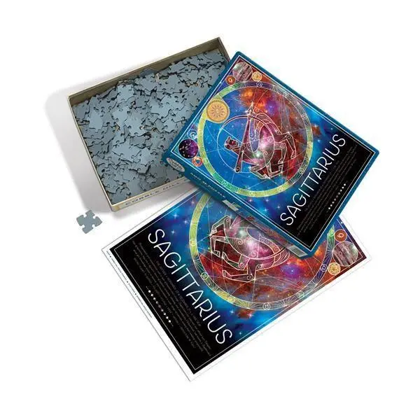 Bild: 625012450195 | Sternzeichen Schütze 500 Teile | Herausgegeben von COBBLE HILL PUZZLES