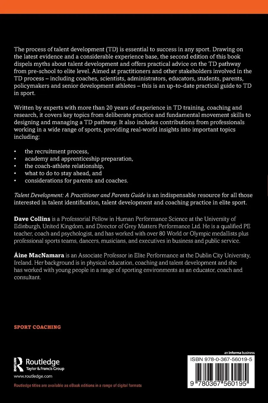 Rückseite: 9780367560195 | Talent Development | A Practitioner and Parents Guide | Taschenbuch