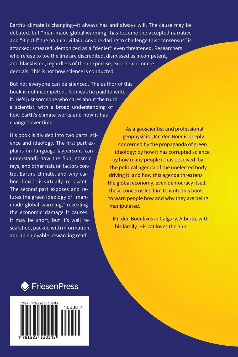 Rückseite: 9781525550195 | It's The Sun, Not Us | L. D. Den Boer | Taschenbuch | Englisch | 2019