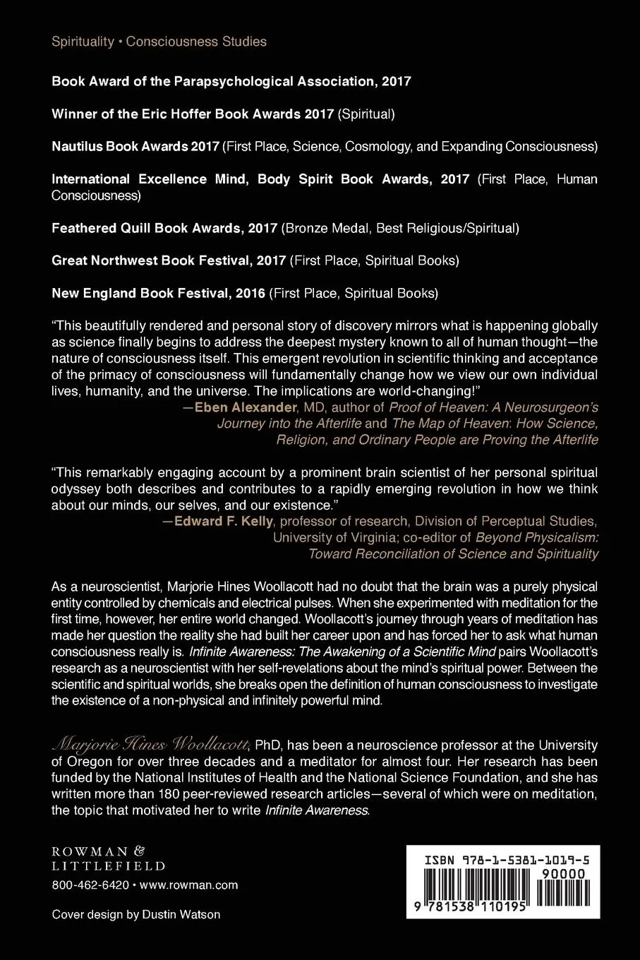 Rückseite: 9781538110195 | Infinite Awareness | The Awakening of a Scientific Mind | Woollacott