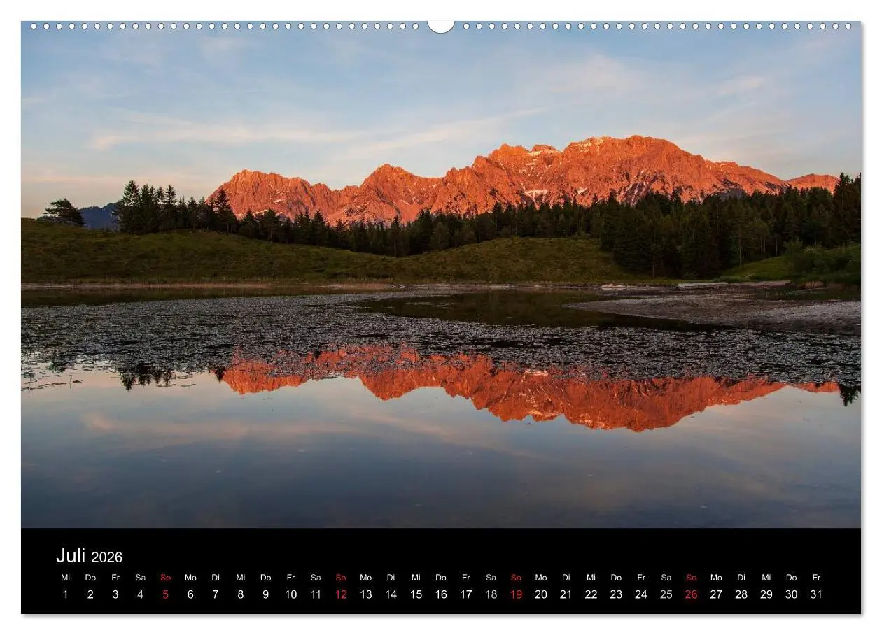 Bild: 9783516060195 | Bergblicke - Elmau (hochwertiger Premium Wandkalender 2026 DIN A2...