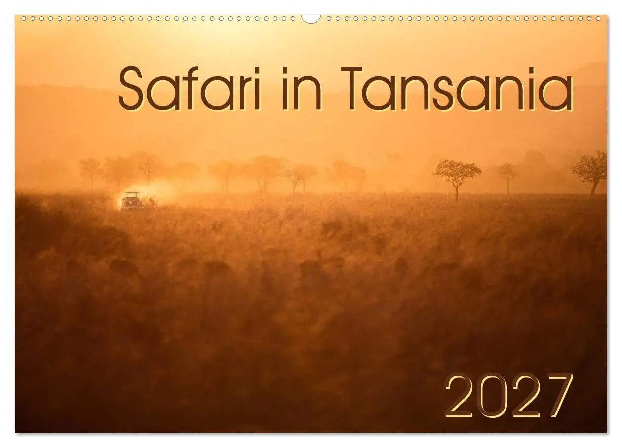 Cover: 9783569840195 | Safari in Tansania (Wandkalender 2027 DIN A2 quer), CALVENDO...