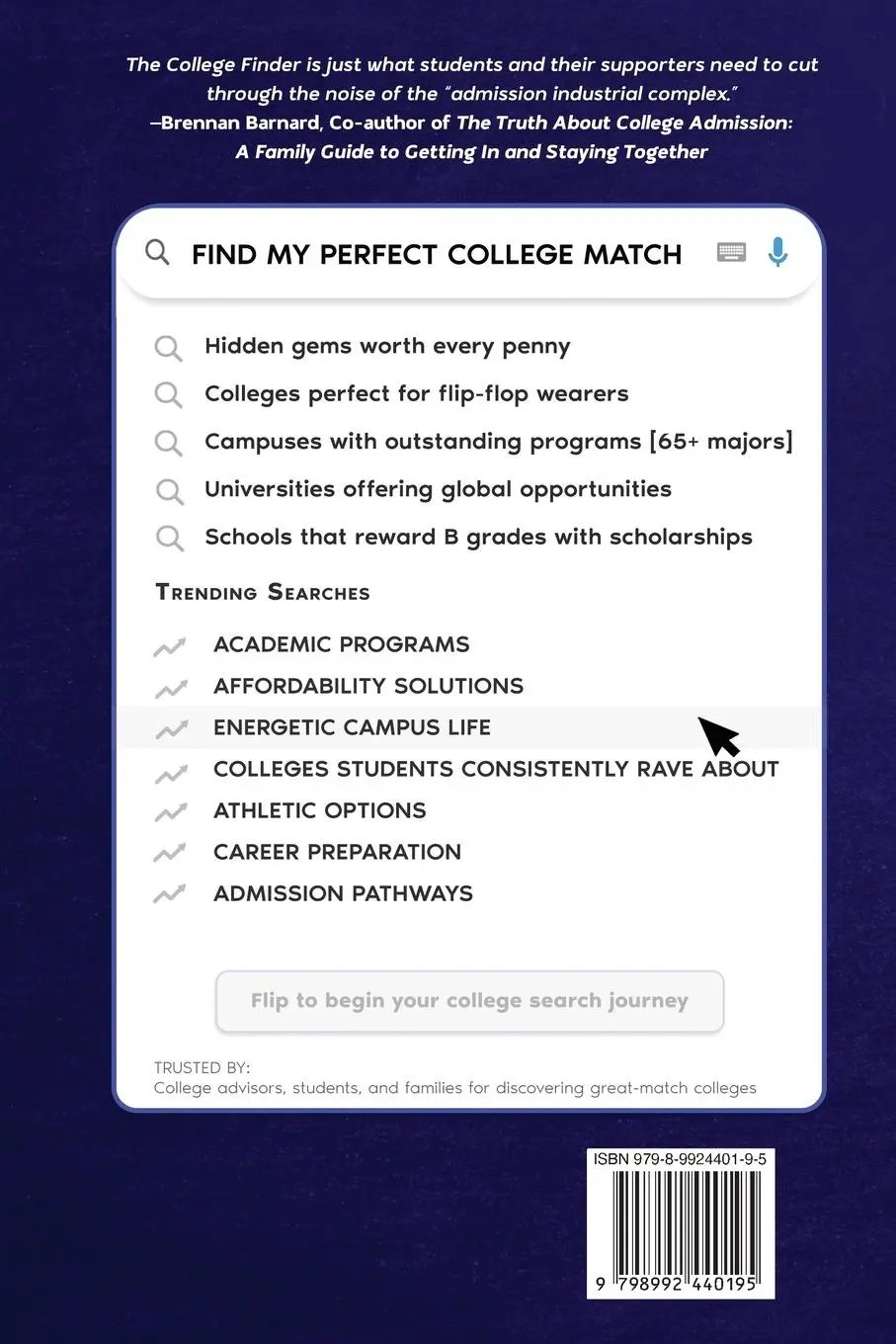 Rückseite: 9798992440195 | The College Finder | Steven R. Antonoff (u. a.) | Taschenbuch | 2025