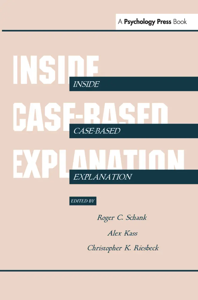 Cover: 9780805810295 | Inside Case-Based Explanation | Roger C. Schank (u. a.) | Taschenbuch