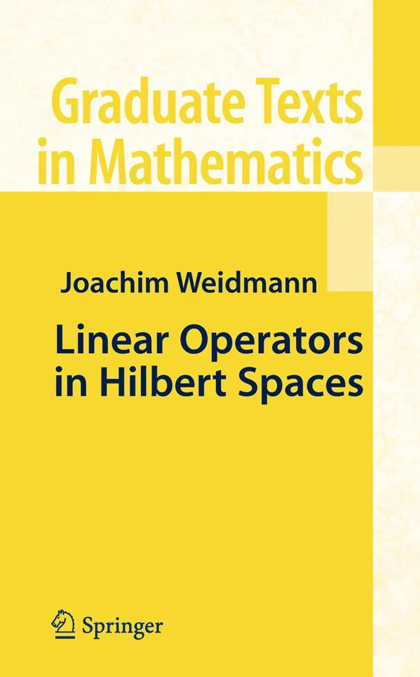 Cover: 9781461260295 | Linear Operators in Hilbert Spaces | Joachim Weidmann | Taschenbuch