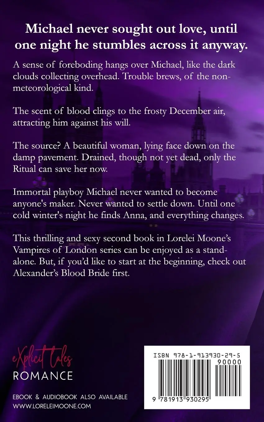 Rückseite: 9781913930295 | Michael's Soul Mate | A BBW Vampire Romance | Lorelei Moone | Buch