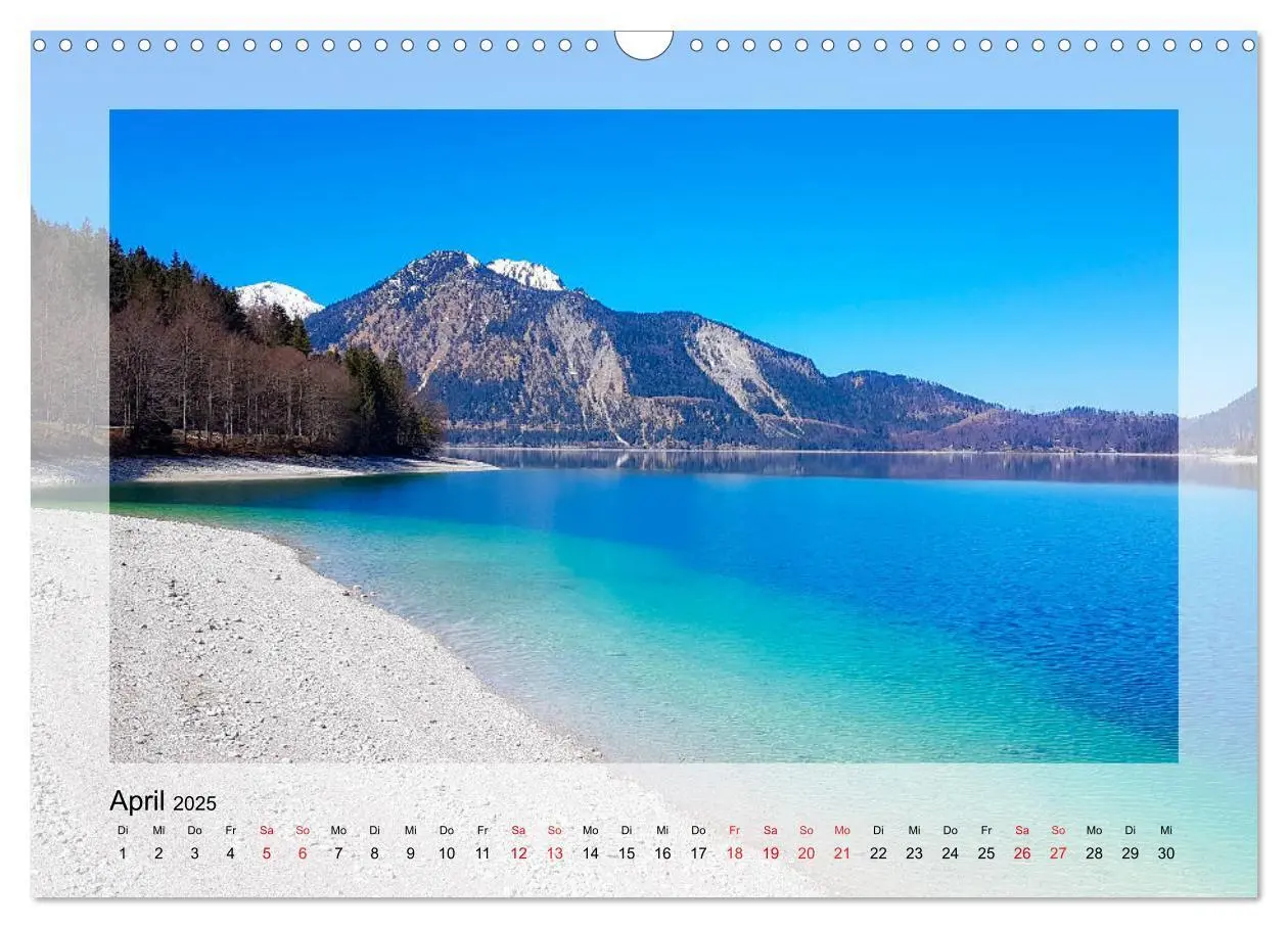 Bild: 9783435180295 | Walchensee (Wandkalender 2025 DIN A3 quer), CALVENDO Monatskalender