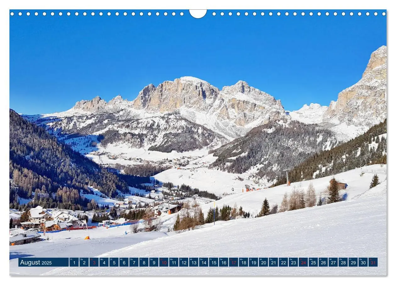 Bild: 9783435250295 | Sella Ronda (Wandkalender 2025 DIN A3 quer), CALVENDO Monatskalender