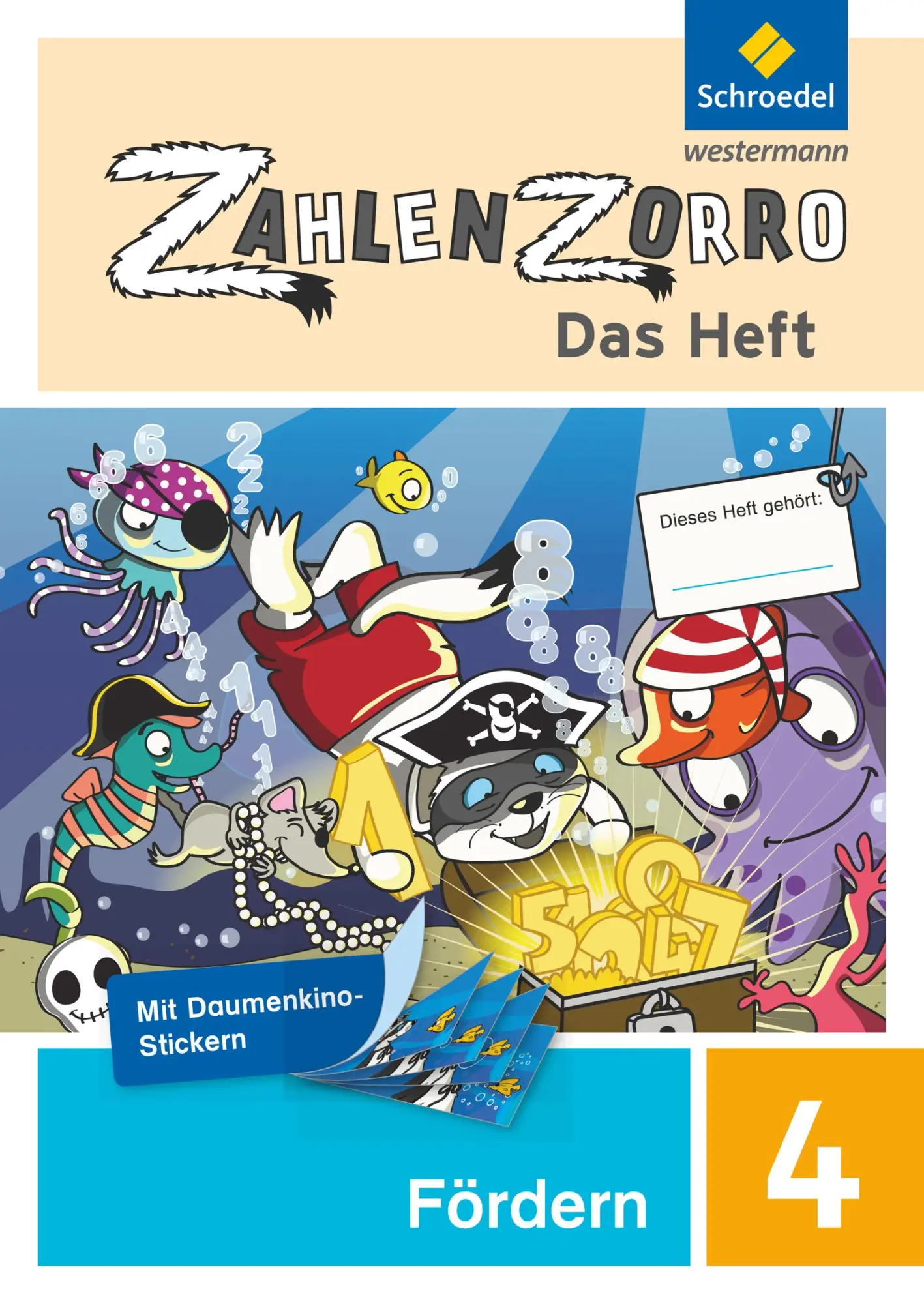Cover: 9783507140295 | Zahlenzorro - Das Heft. Förderheft 4 | Katrin Klöckner | Broschüre