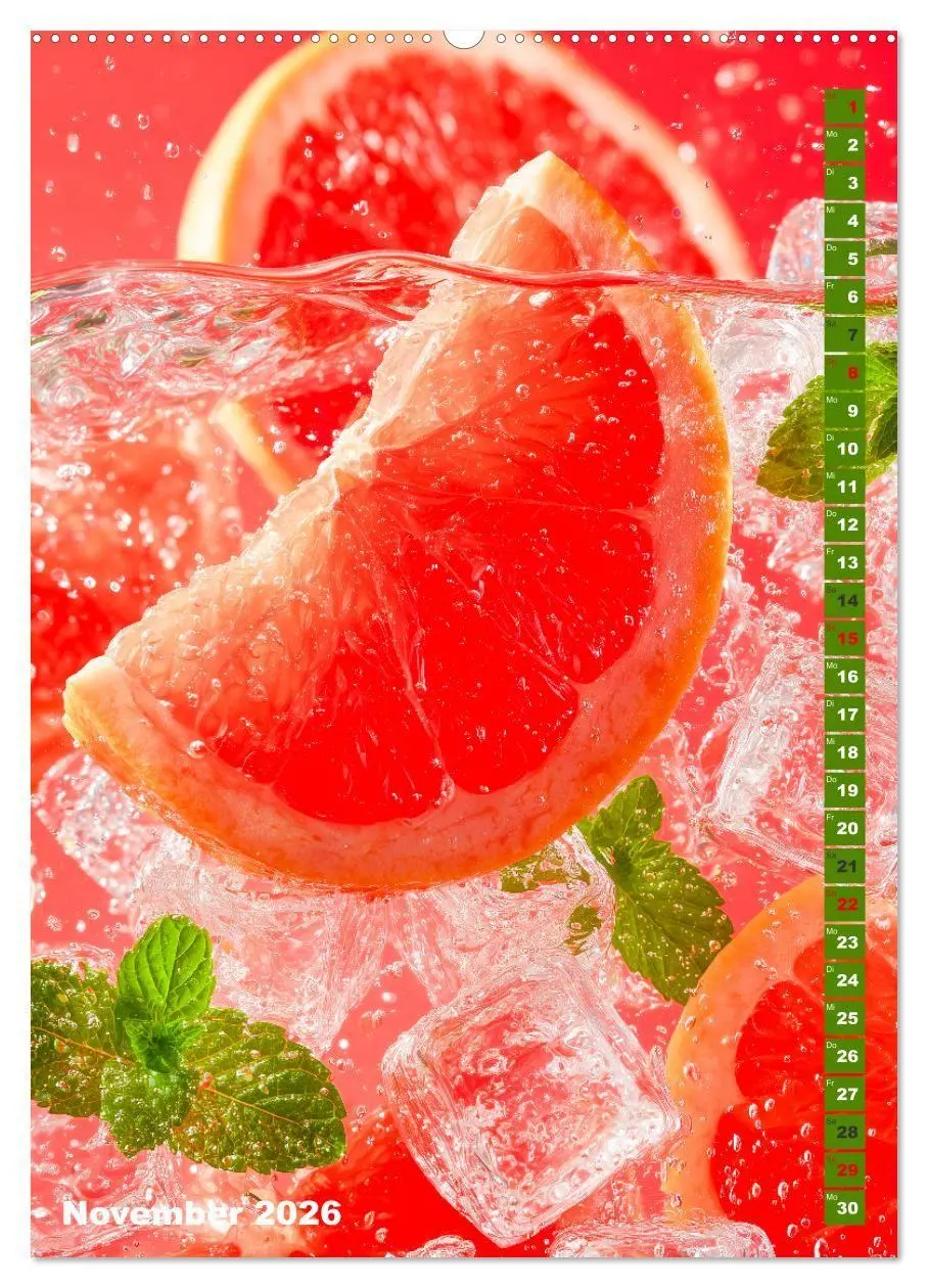 Bild: 9783516670295 | Fruchtige Erfrischung - Küchenkalender mit bunten Früchten im...