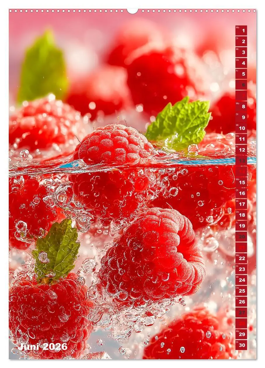 Bild: 9783516670295 | Fruchtige Erfrischung - Küchenkalender mit bunten Früchten im...