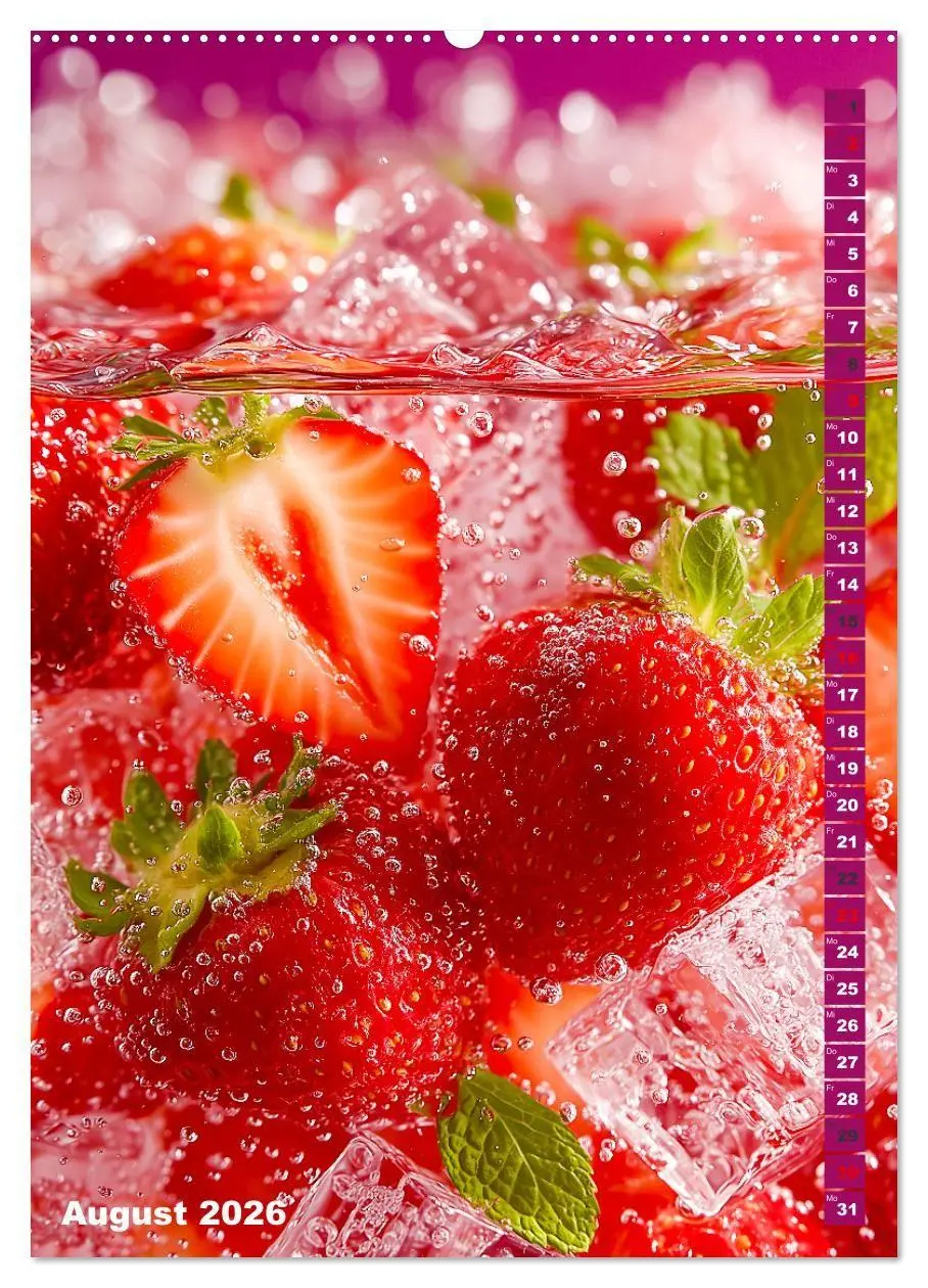 Bild: 9783516670295 | Fruchtige Erfrischung - Küchenkalender mit bunten Früchten im...