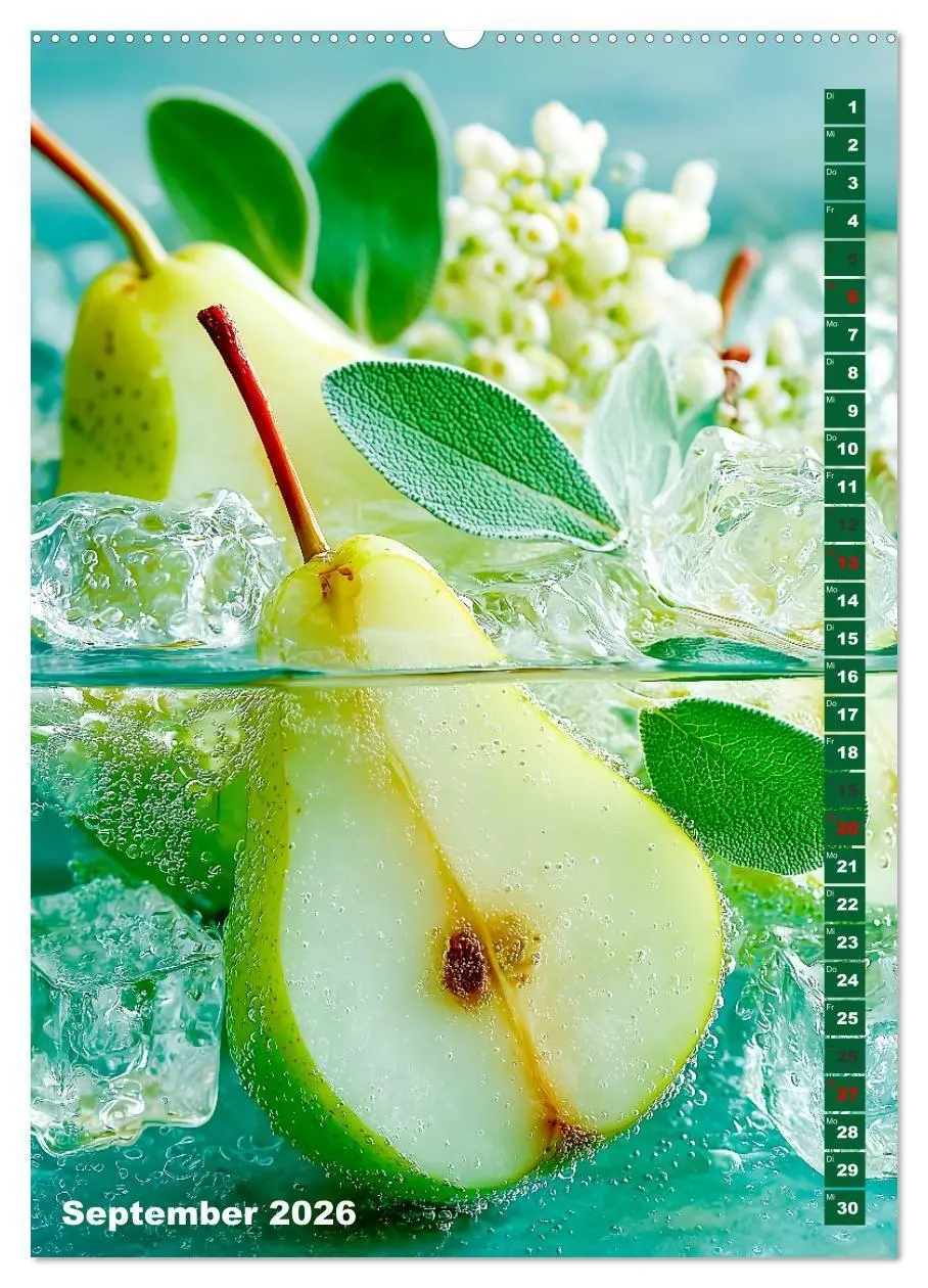 Bild: 9783516670295 | Fruchtige Erfrischung - Küchenkalender mit bunten Früchten im...