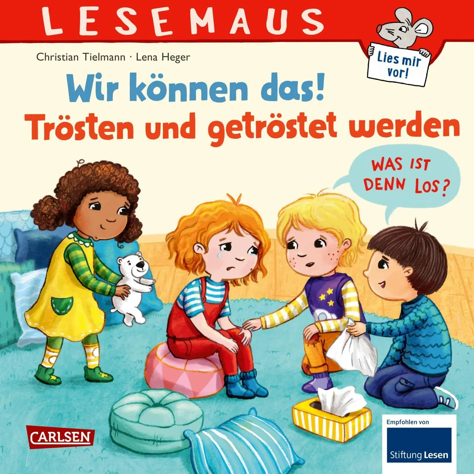 Cover: 9783551080295 | LESEMAUS 129: Wir können das! Trösten und getröstet werden | Tielmann