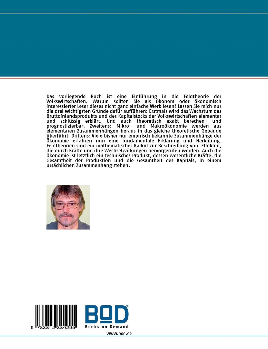 Rückseite: 9783842380295 | Makroökonomische Feldtheorie | Heribert Genreith | Taschenbuch | 2011