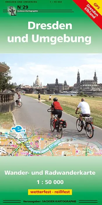 Cover: 9783868430295 | Dresden und Umgebung 1 : 50 000 | (Land-)Karte | Deutsch | 2021