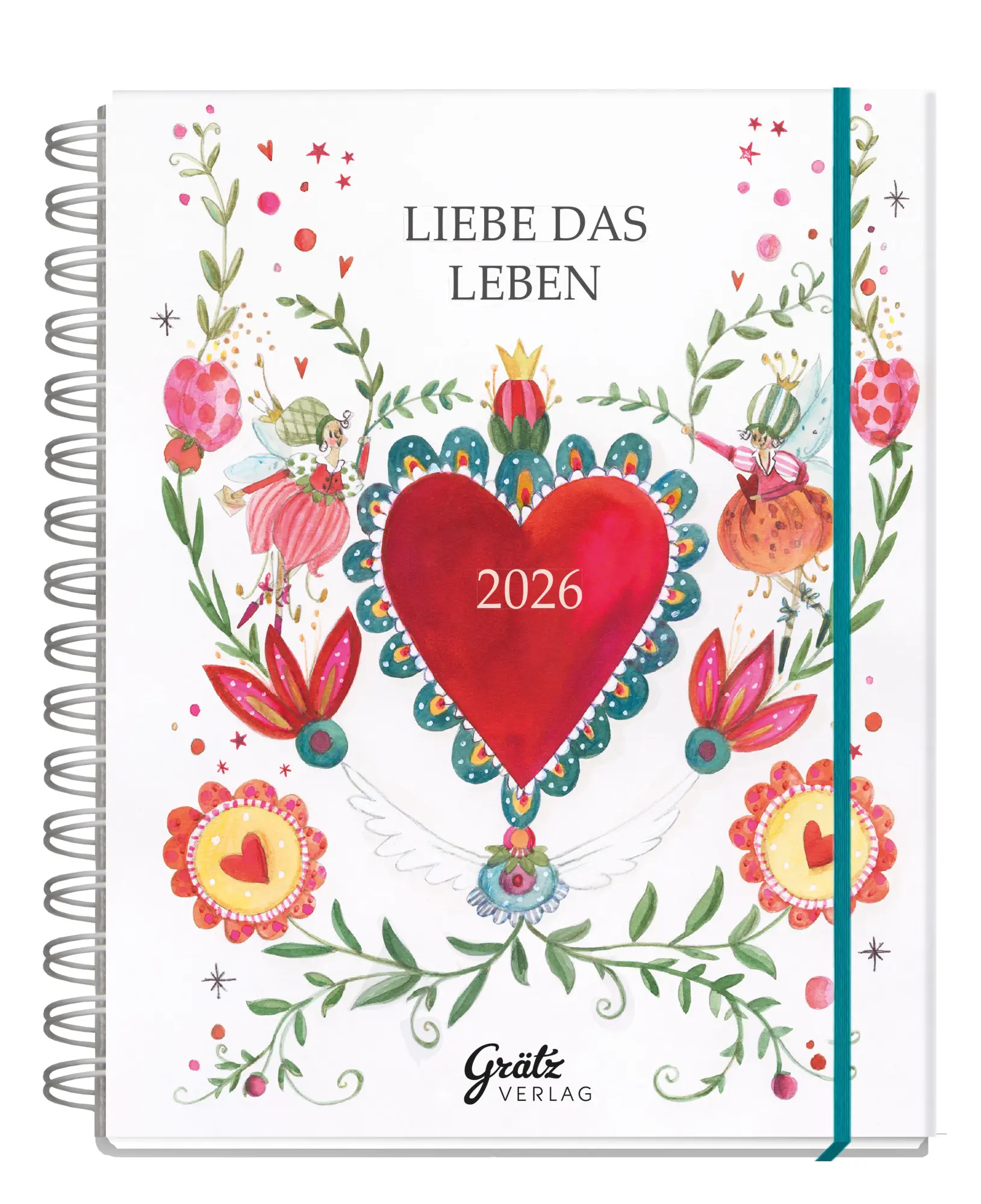 Cover: 9783911060295 | Taschenkalender Liebe das Leben 2026 | Liebe das Leben | Silke Leffler