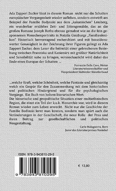 Bild: 9783943810295 | Zwischen Lemberg und Meran | Roman eines Umbruchs | Ada Zapperi Zucker