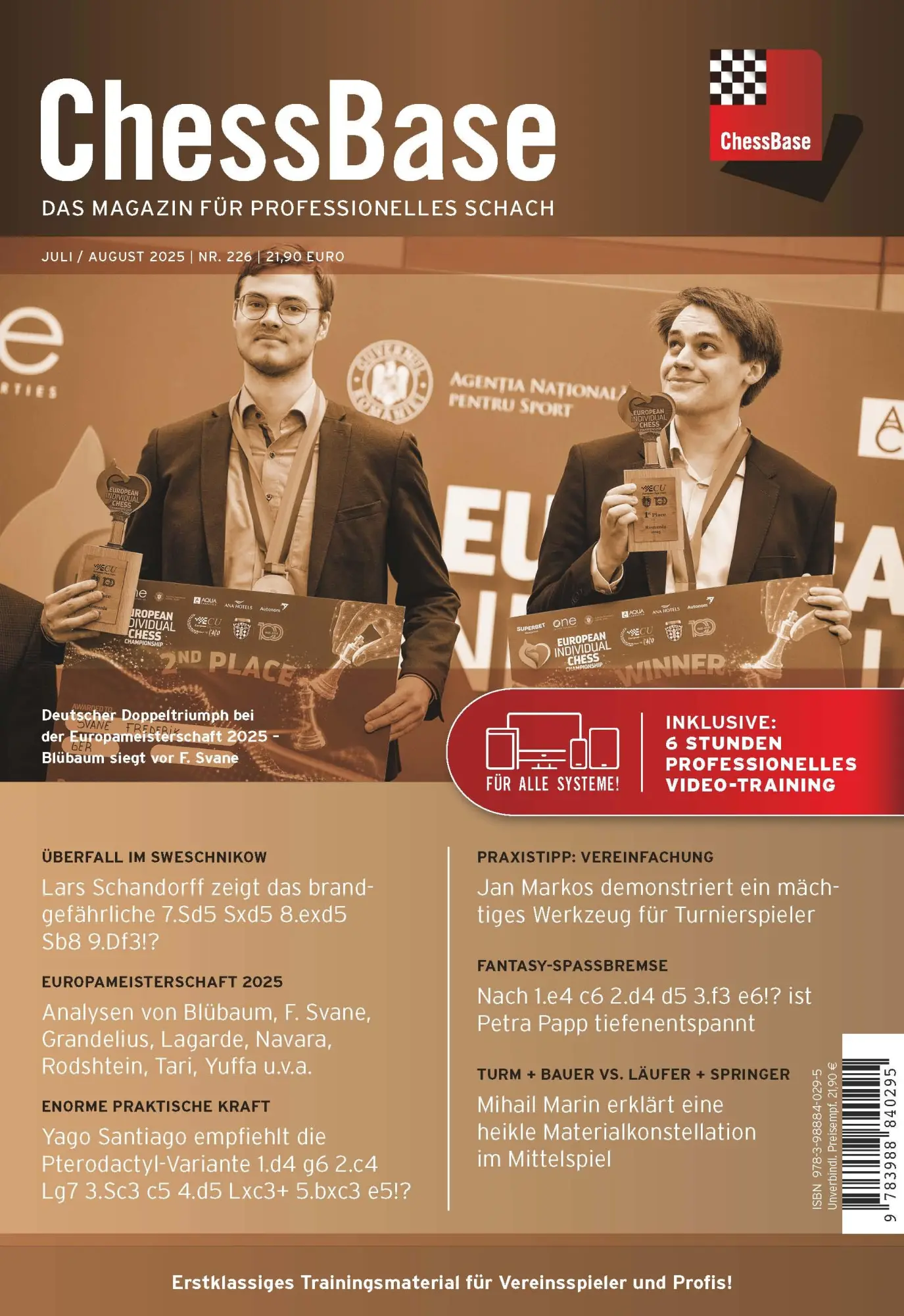 Cover: 9783988840295 | ChessBase Magazin 226 | Das Magazin für professionelles Schach | GmbH