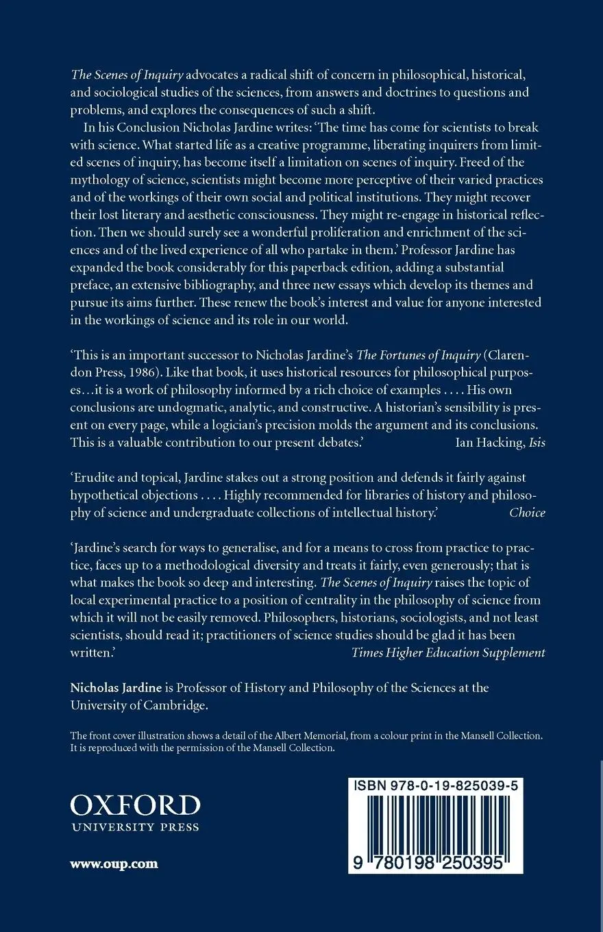 Rückseite: 9780198250395 | The Scenes of Inquiry | On the Reality of Questions in the Sciences